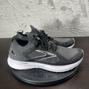 Brooks Women's Size 11B Levitate 5 StealthFit Gray Lace Up Shoes NO INSOLES